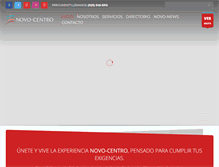 Tablet Screenshot of novo-centro.com
